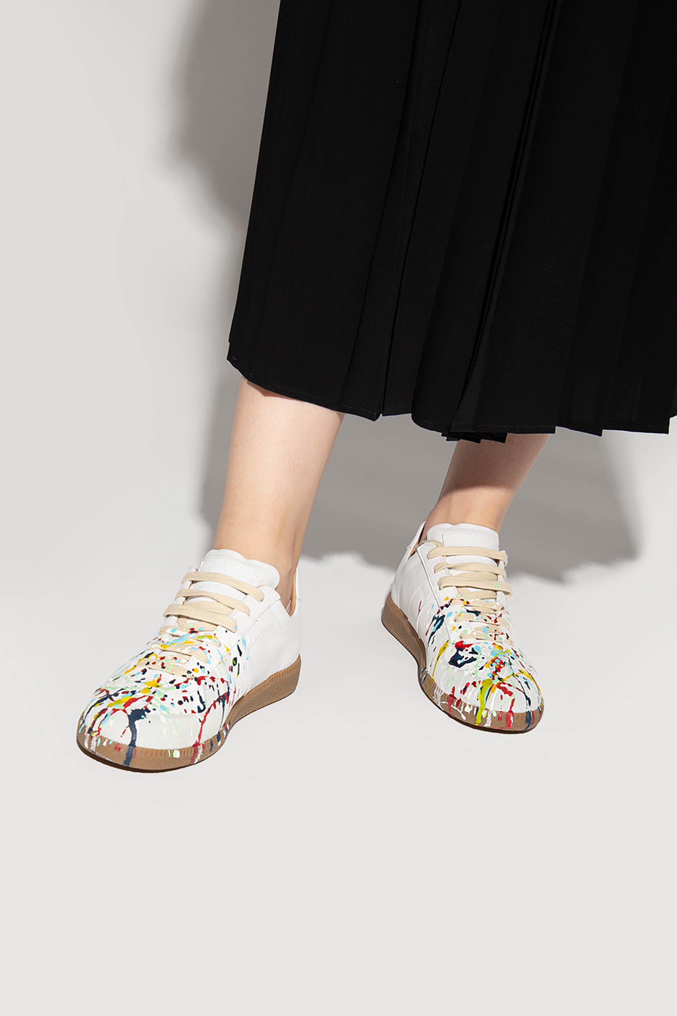 Maison margiela hot sale shoes paint